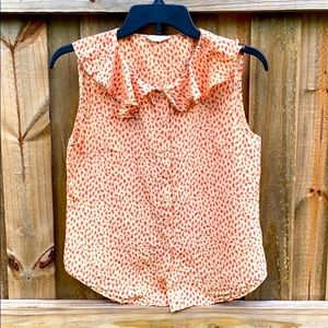 Gorman Animal Print Sleeveless Blouse NWOT